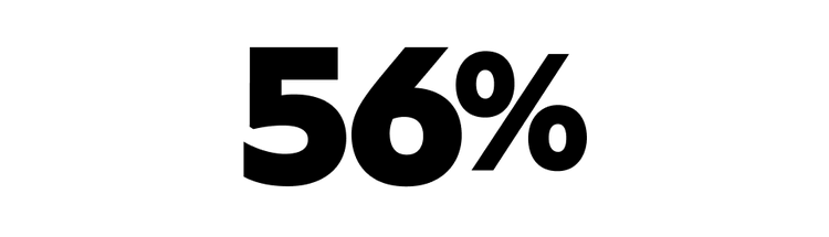 56&nbsp;%