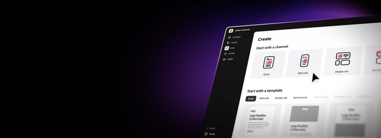 https://main--bacom--adobecom.hlx.page/assets/videos/products/genstudio/media_11ae4992e7501ef051967c6d2485dc2b9415edf95.mp4#_autoplay1 | Product UI creating emails social ads and display ads