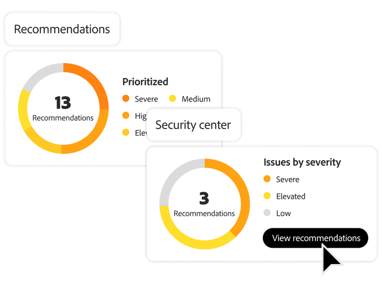 https://main--bacom--adobecom.hlx.page/assets/videos/products/commerce/scalable-commerce-operations/media_1204520f100379d1207dae3b9ff76d1a84f0760f8.mp4#_autoplay1 | Security insight visualizations and recommendations