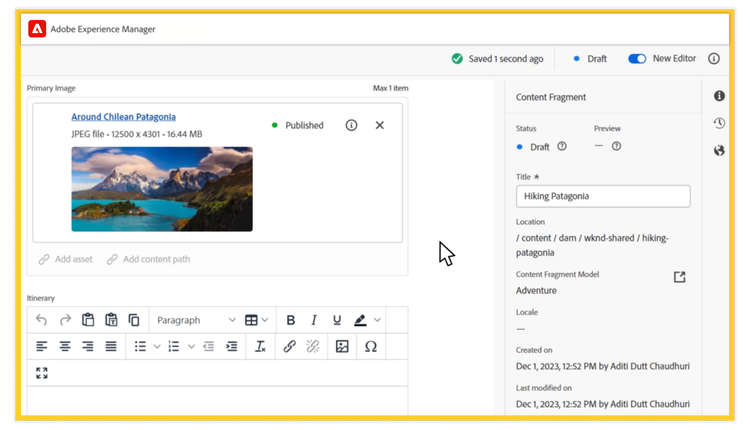 https://main--bacom--adobecom.hlx.page/fragments/products/modal/videos/adobe-experience-manager/sites/omnichannel-experiences/content-fragment#cf | Content Fragment demo video | :play-medium: