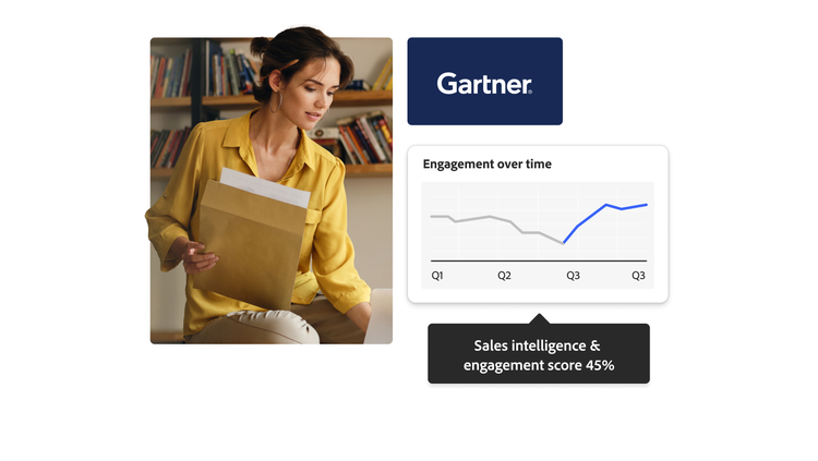 Imagen de tarjeta de contenido de Adobe obtiene el reconocimiento de líder en plataformas de automatización de marketing B2B