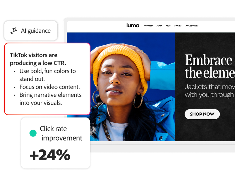 AI analysis of a coffee ad with optimization suggestions