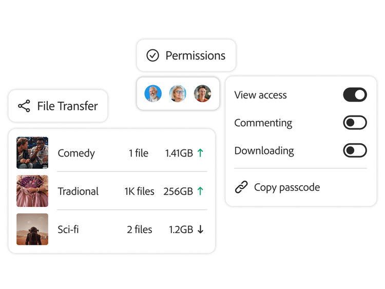 Tableau de bord d’Adobe Experience Manager présentant des assets médias et des recommandations optimisées par l’IA pour booster l’engagement d’une audience passionnée de science-fiction.