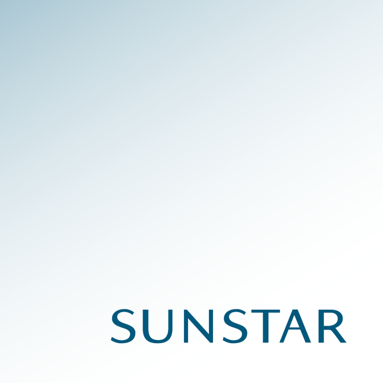 logo Sunstar en image d’arrière-plan