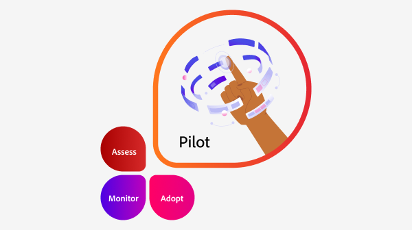 Gros plan sur la phase pilote dans la mise en place d’une IA responsable, mettant l’accent sur l’expérimentation et les performances technologiques.