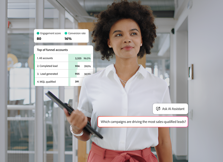 https://main--bacom--adobecom.aem.page/assets/videos/products/journey-optimizer-b2b-edition/media_1b26c2e8e225a55da952b16a29b4f997c24934297.mp4#autoplay1 | Marketer with AI prompt for buying group engagement scores, Picture