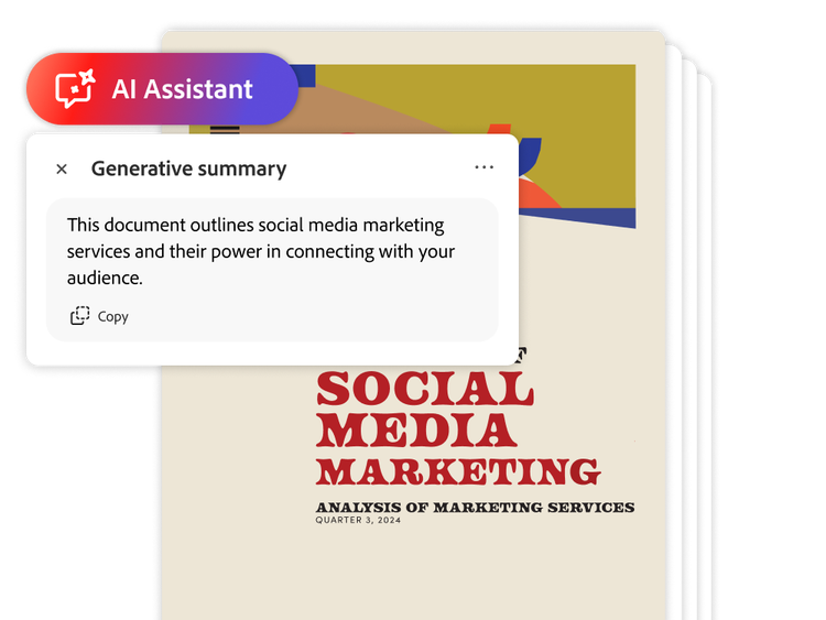 Report using generative AI to summarize the contents