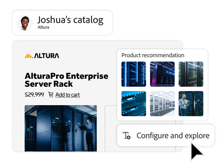 A marketer builds website with familiar content authoring tools