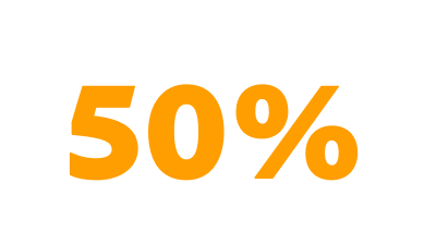 50%