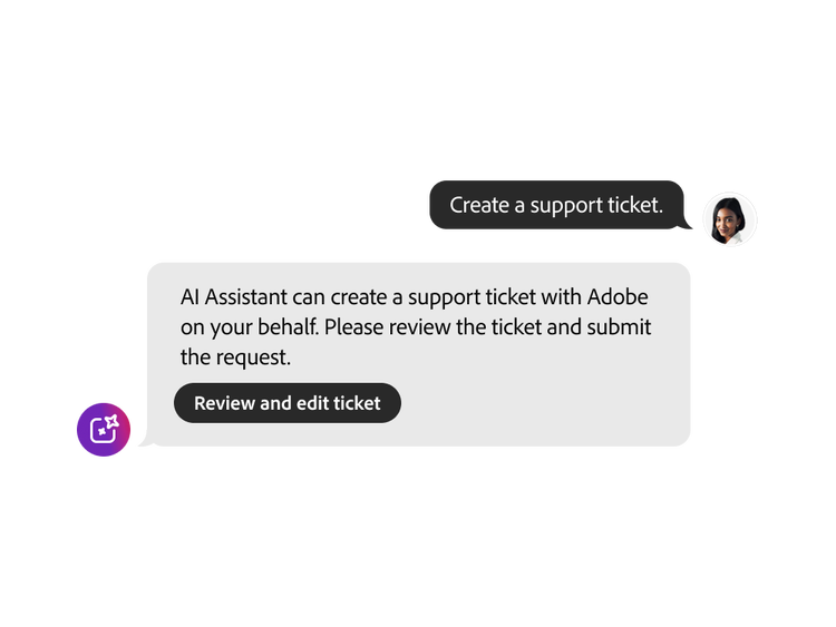 Conversazione con l’Agente Product Support per assistenza sul prodotto.