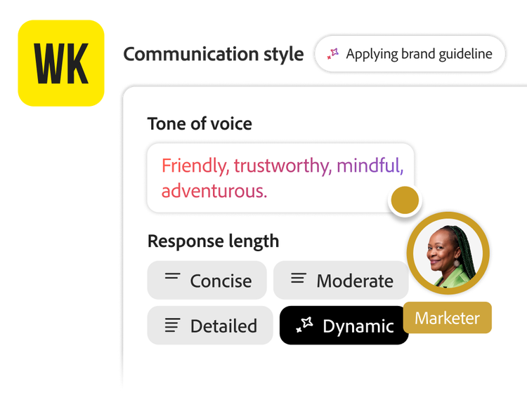 Linee guida e attributi del brand applicati per generare uno stile di comunicazione del marchio.