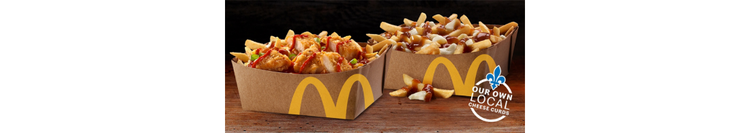 A picture of McDonald's food to illustrate their STP marketing.