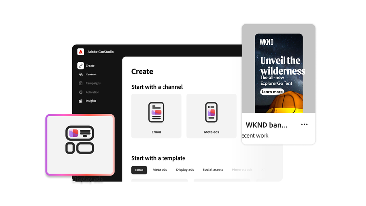 Harness the power of generative AI with Adobe GenStudio for Performance Marketing card image