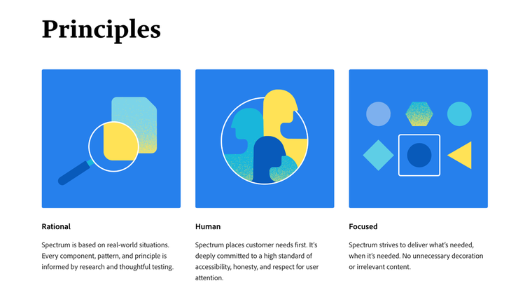 rational, human, focused chart