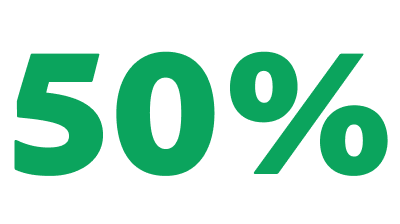 50%
