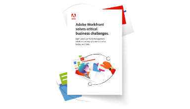 빠르고 효율적인 작업 관리를 위한 Workfront의 8가지 기능 카드 이미지