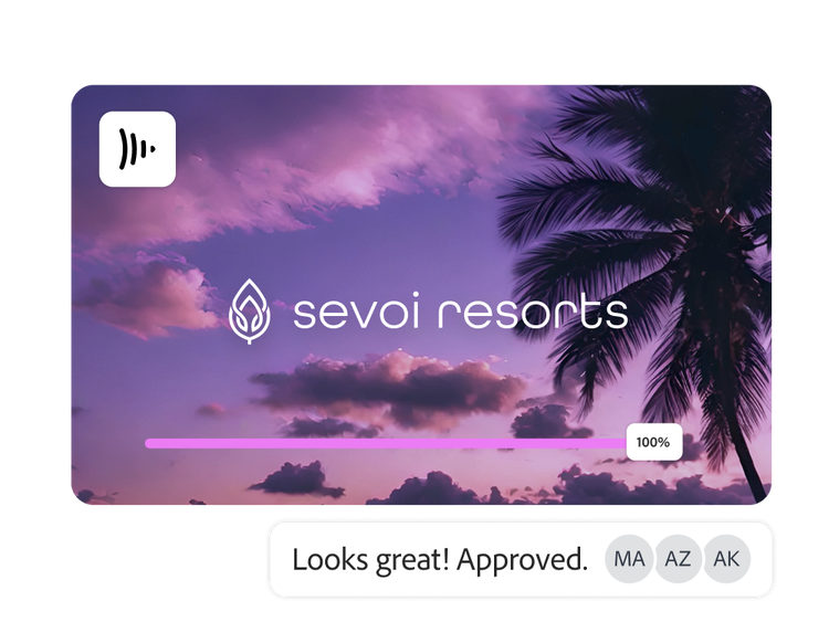 https://main--da-bacom--adobecom.aem.page/assets/videos/solutions/content-supply-chain/media_1708e535ecc973701a73c2566c0d71a2bacd0754d.mp4#_autoplay1 | Marketers approving a video for a travel resort using Frame IO