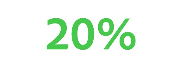 20%