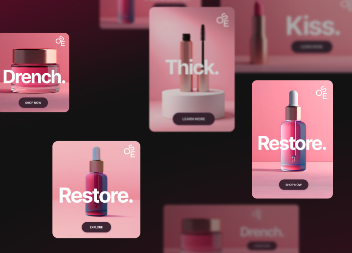 Screenshot der visuellen Arbeitsfläche des Workflow Builders mit einem mehrstufigen Workflow und generierten Outputs von 3D Digital Twins in verschiedenen Szenen.
