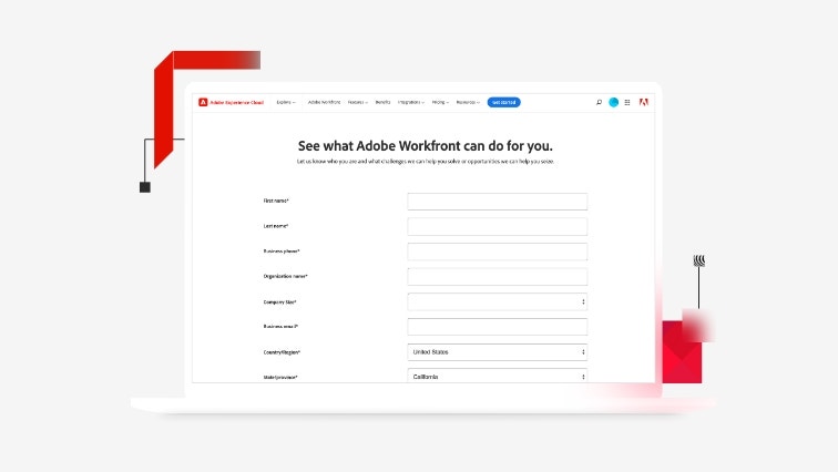 Adobe Workfront sales inquiries | Get a Demo