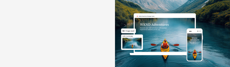 A digital asset transformed into an ad for various channels