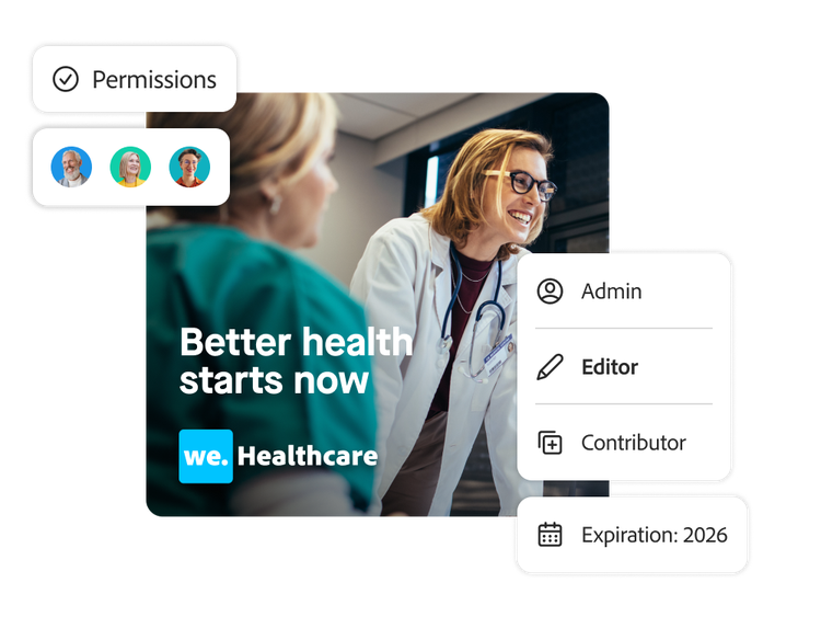 https://main--bacom--adobecom.hlx.page/assets/videos/products/experience-manager/assets/asset-management/media_1573d706171128212da26cd28b7a8fb03e36cc9a9.mp4#_autoplay1 | Healthcare ad with permissions settings