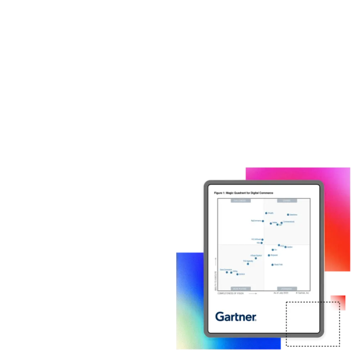 background image of Gartner report graphic