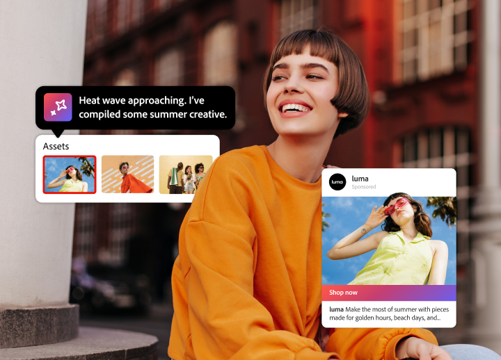 Images provided for a campaign over image of model