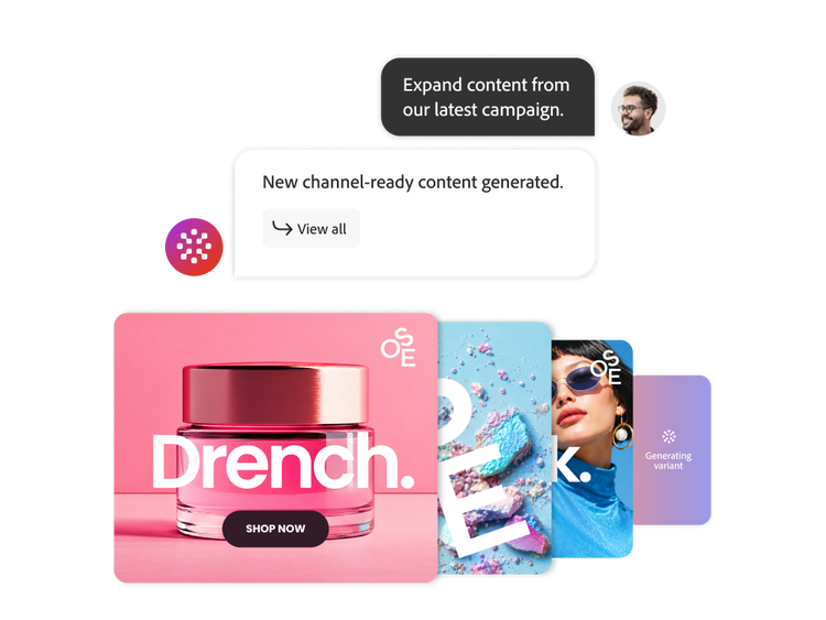 UI of AI Assistant and a personalized financial offer