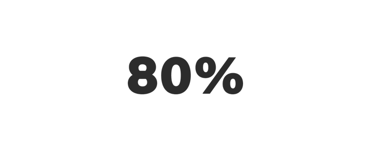 80%