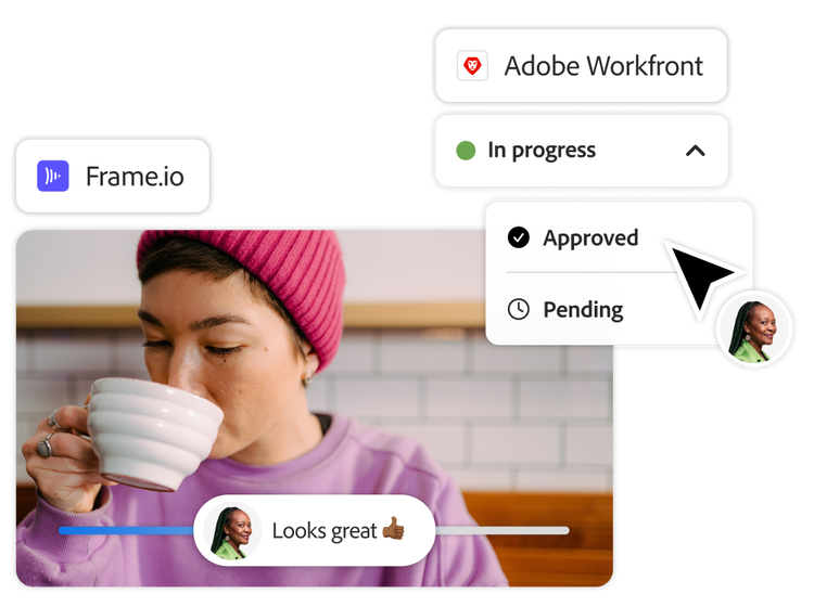 Image asset with status changed from in progress to approved