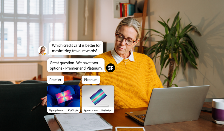 Sobreposição do painel de análise mostrando meta de engajamento do usuário, engajamento total de 6.482 e opções para preferências personalizadas e recomendações selecionadas.
