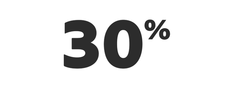 30%