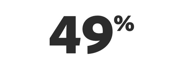 49%
