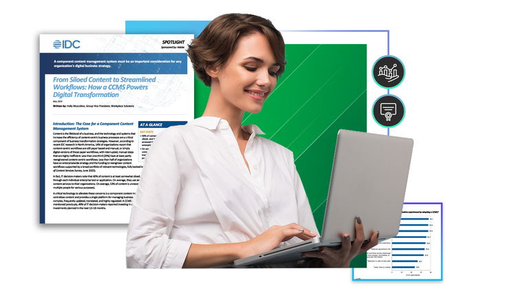 How CCMS powers Digital Transformation: IDC spotlight content card image