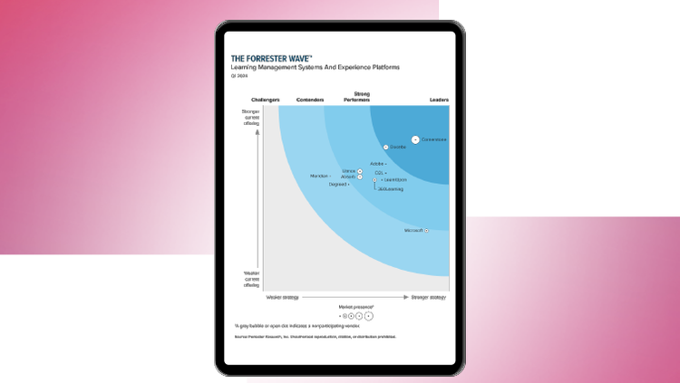 Adobe debuts as a Strong Performer in Learning Management Systems card image