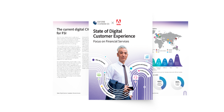 The state of digital customer experience in financial services marquee image