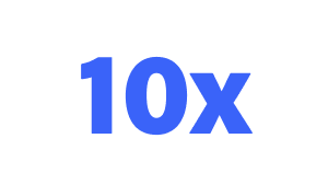 10x