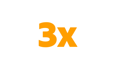 3X