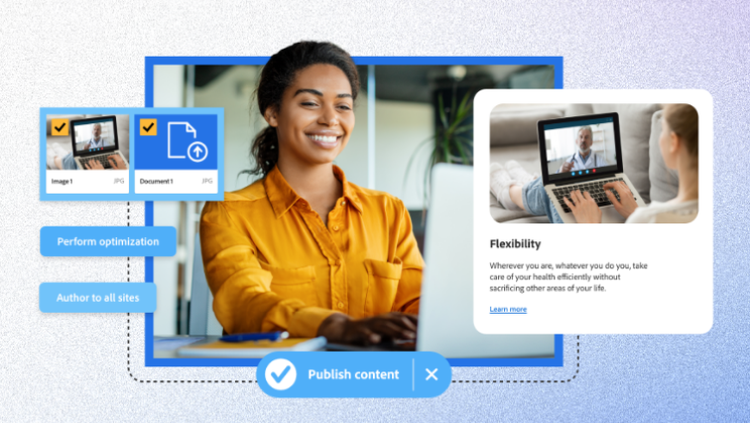 Boosting site performance with Adobe Content card Image
