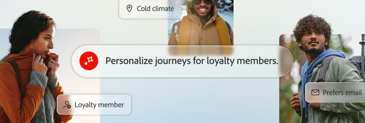 A customer receiving a personalized travel offer