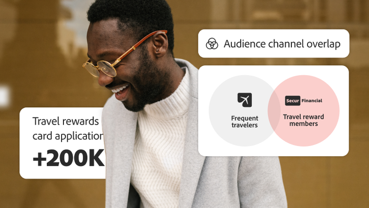 Identify and engage new high-value financial accounts faster with Adobe content card image