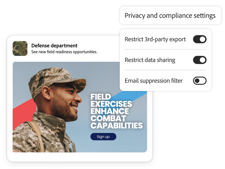 https://main--bacom--adobecom.aem.page/assets/videos/industries/government/media_13c735311e34101c8058f4029d3e445488afd93c0.mp4#_autoplay1 | Privacy and compliance settings for defense email
