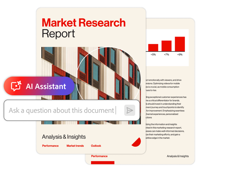 Report PDF using generative AI for deeper understanding