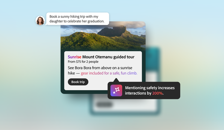 User asking AI what their brand presence is on AI engines