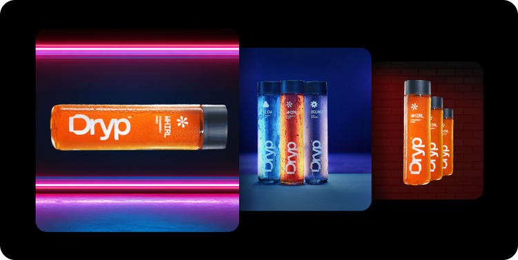Three product images with various colors and configurations.