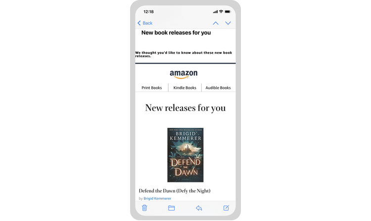 Personalised email for ecommerce marketing