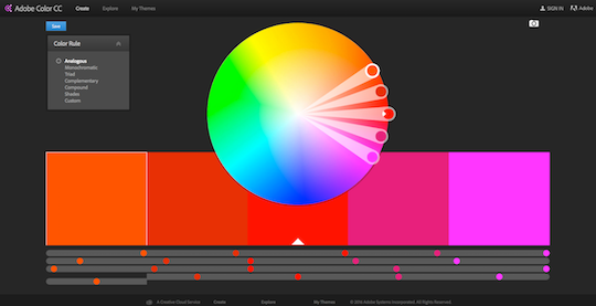 Adobe Color screenshot