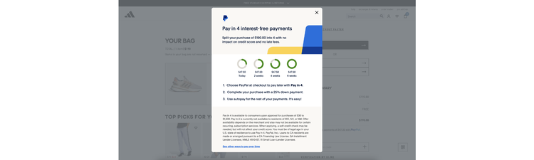 Online retailers are offering more flexible ways to pay