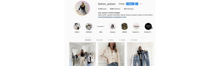 Influencer Amy Jackson